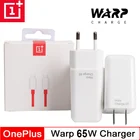 Оригинальный адаптер питания OnePlus Warp Charge 65, быстрое зарядное устройство для ЕС, США, 65 Вт, 10 в, 6,5a, OnePlus 9 Pro, 9R, 8T, 8 Pro, 7T Nord, USB C на Type C