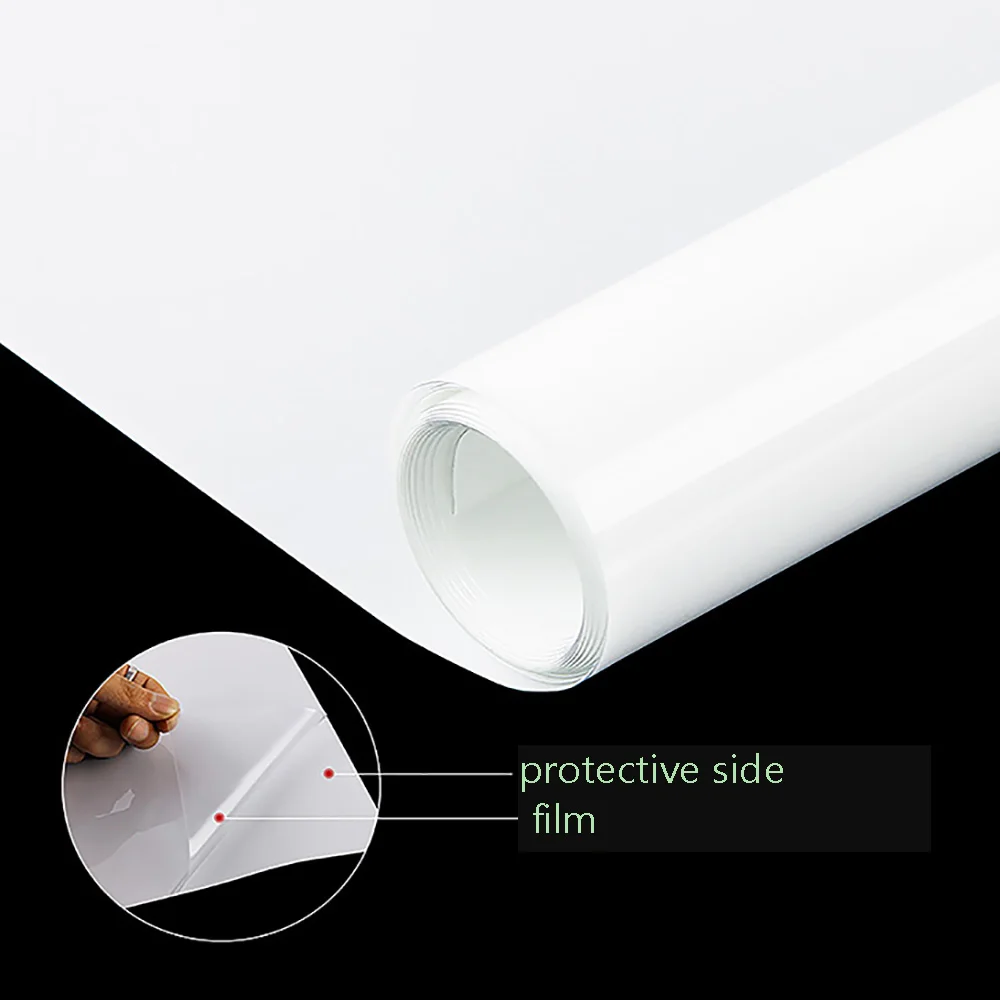 

HOHOFILM width 90cm 8MIL Crystal Furniture Vinyl Adhesive Sticker Table Protective Film Anti-Scratch Film Kitchen Removable Film