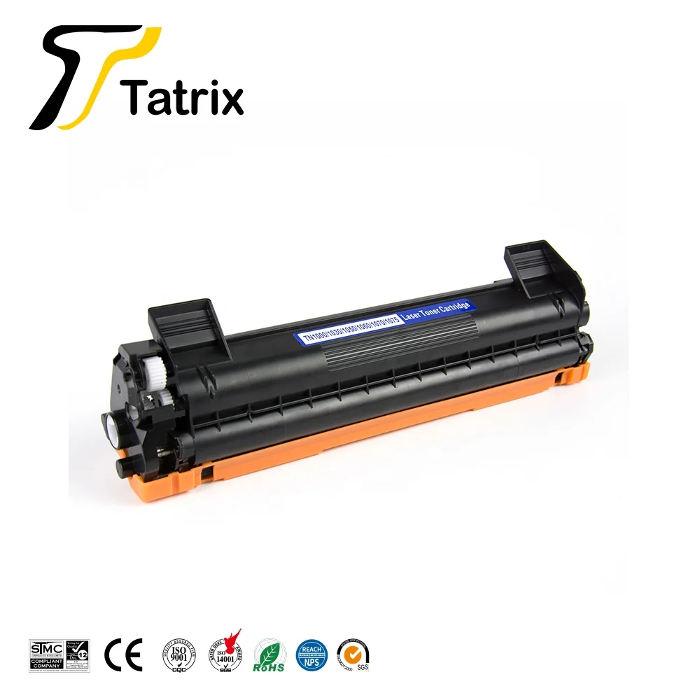 

Картридж Tatrix TN1000, TN1030, TN1050, TN1060, TN1070, TN1075, совместимый с черный тонер для лазерного принтера, для Brother DCP-1610W, MFC-1910W, MFC-1810