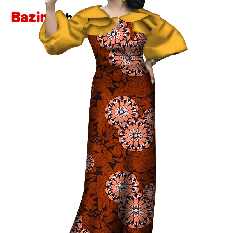 Женские платья с принтом Дашики коллекция 2021 модная вечерняя одежда рукавом до