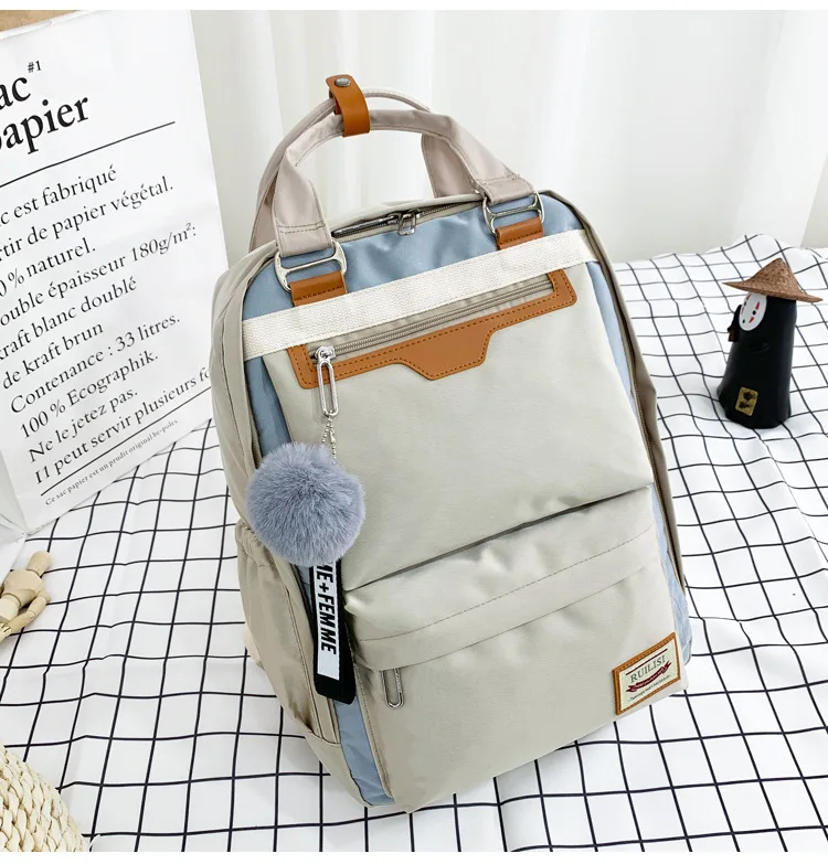 

2021 New Versatile Travel Korean Women's Backpack.Anti-theft. Waterproof. Large Capacity