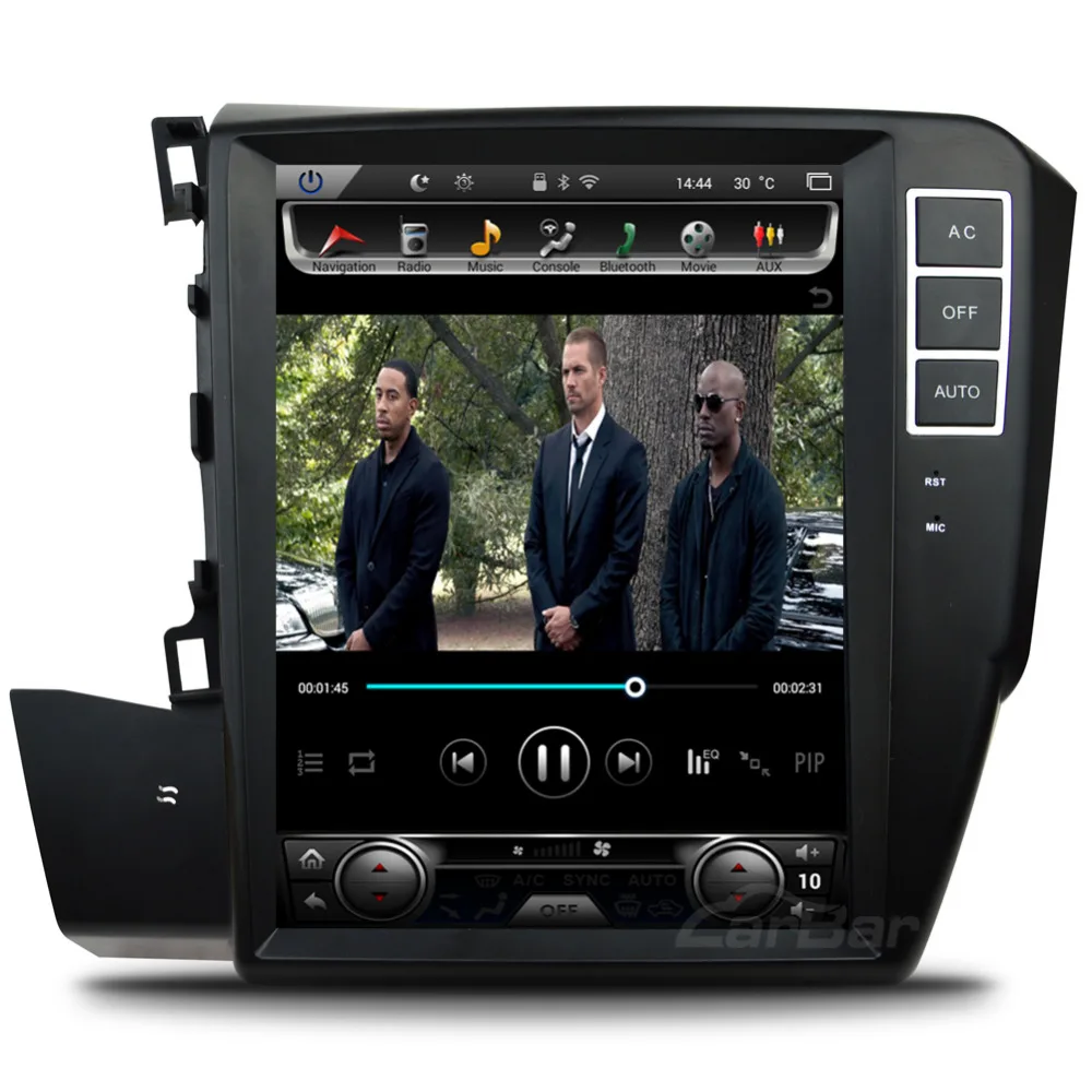 Вертикальный Большой экран 10 4 дюйма 1024*768 Android автомобильный DVD GPS навигатор радио