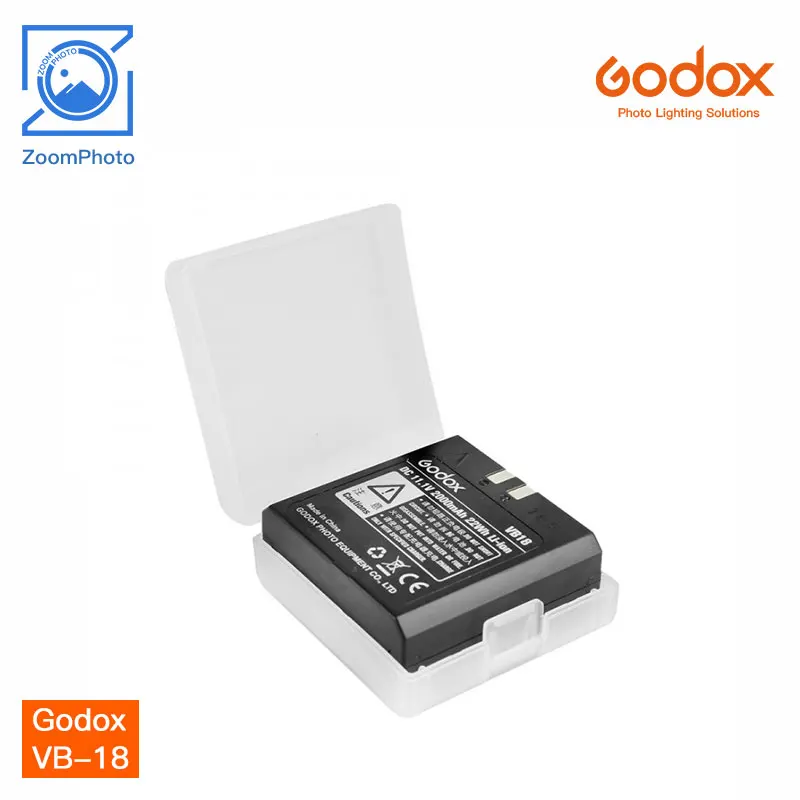 

Godox VB18 (VB-18) Li-ion Battery DC 11.1V 2000MAH 22Wh For V850 V860C V860N Camera External Flashes