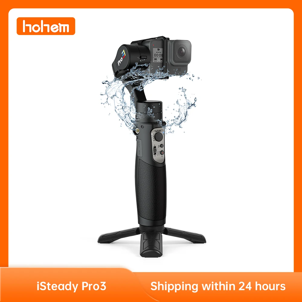 

hohem iSteady Pro 3 3-Axis Gimbal Stabilizer for GoPro Hero 8/7/6/5/4, Gimbal for DJI Osmo & Action Action Camera