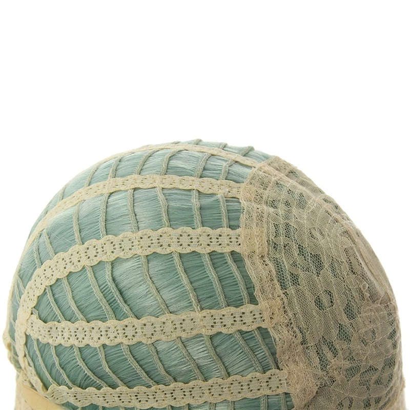 

80cm The Seven Deadly Sins Cosplay Long Wigs Elizabeth Liones Long Green Straight Women Synthetic Hair High Temperature Wire