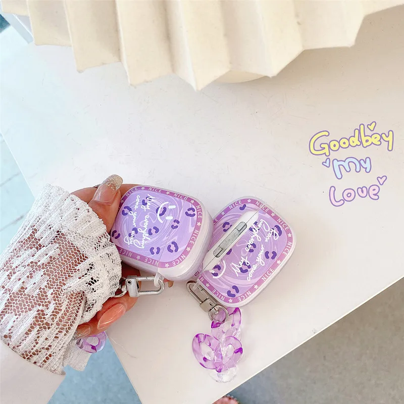 Чехол для наушников Airpods 1 2 Pro милый 3D-чехол с имитацией камешков в воде защитный