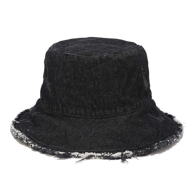 Винтажная шляпа WZCX из денима с дырками и заусенцами модная летняя уличная шапка