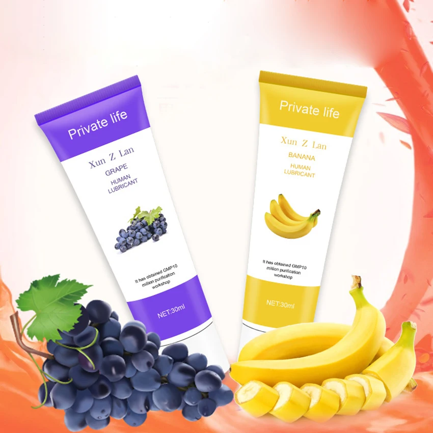 Водорастворимый крем-банан ароматизированное масло для массажа съедобные