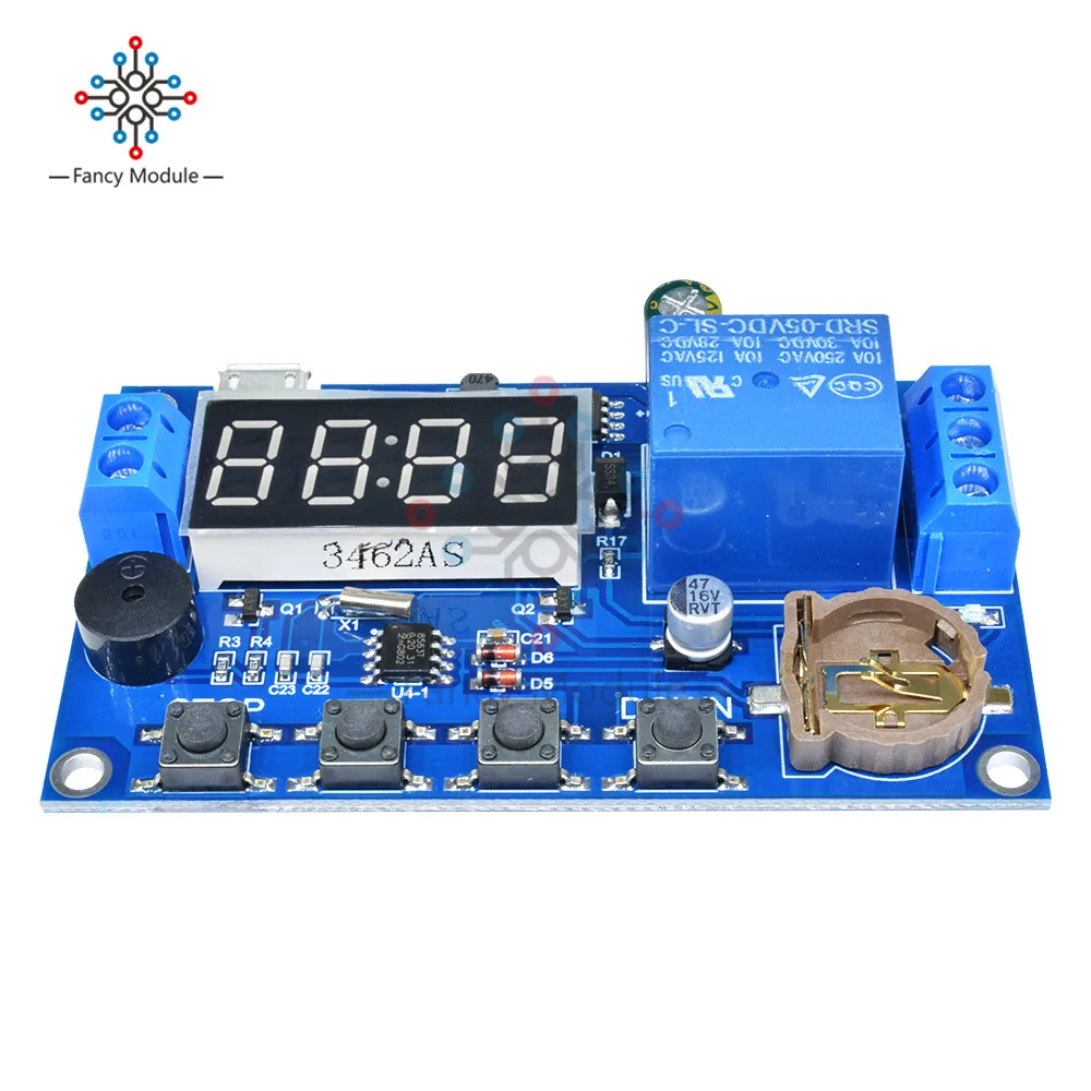 Diymore DC 5V реальная задержка синхронизации Управление переключателем таймера релейный модуль Синхронизация Часов несколько режимов