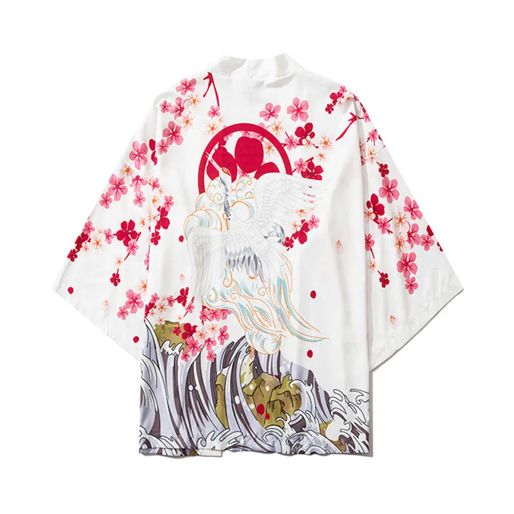 Camisa японское кимоно Азиатский юката женские Топы Harajuku японский традиционный