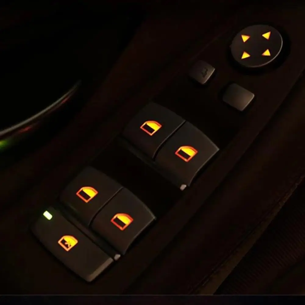 Автомобильный Дверной стеклоподъёмник крышки кнопок отделка интерьера 5