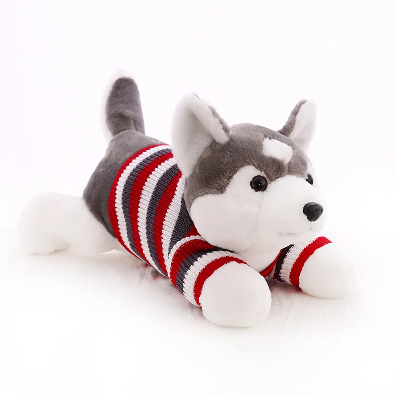

New Cute Large Husky Pillow Plush Toy Fashion Creative Cartoon Doll Comfort Doll Children Holiday Birthday Exquisite Gift
