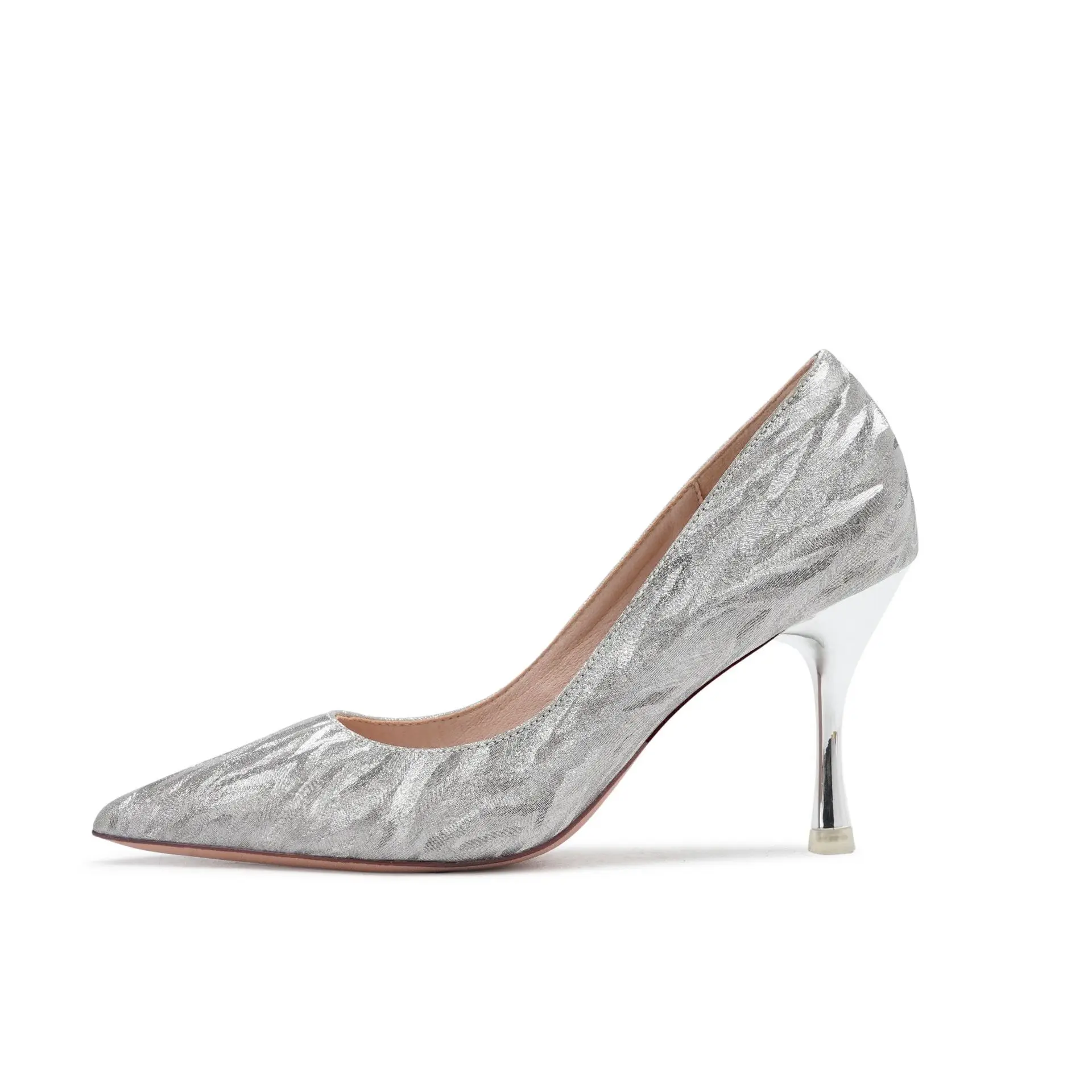 Женские босоножки на шпильке летние сандалии большого размера с пряжкой высоком