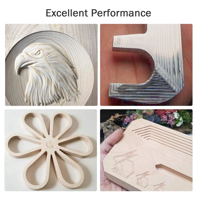 

40Pcs CNC Router Bit Set with 40Pcs End Mill Engraving Bits Set Nano Blue Coat CNC Router Bits Cutting Milling Tool