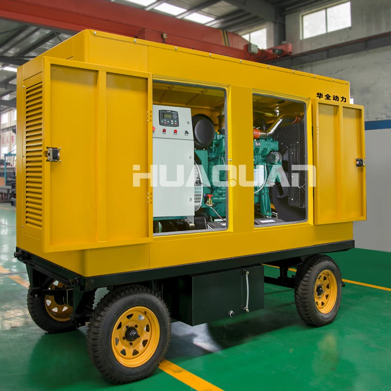 Новый тип 400kva дизельный генератор с прицепом и навесом|generator set|diesel generator setgenerator set