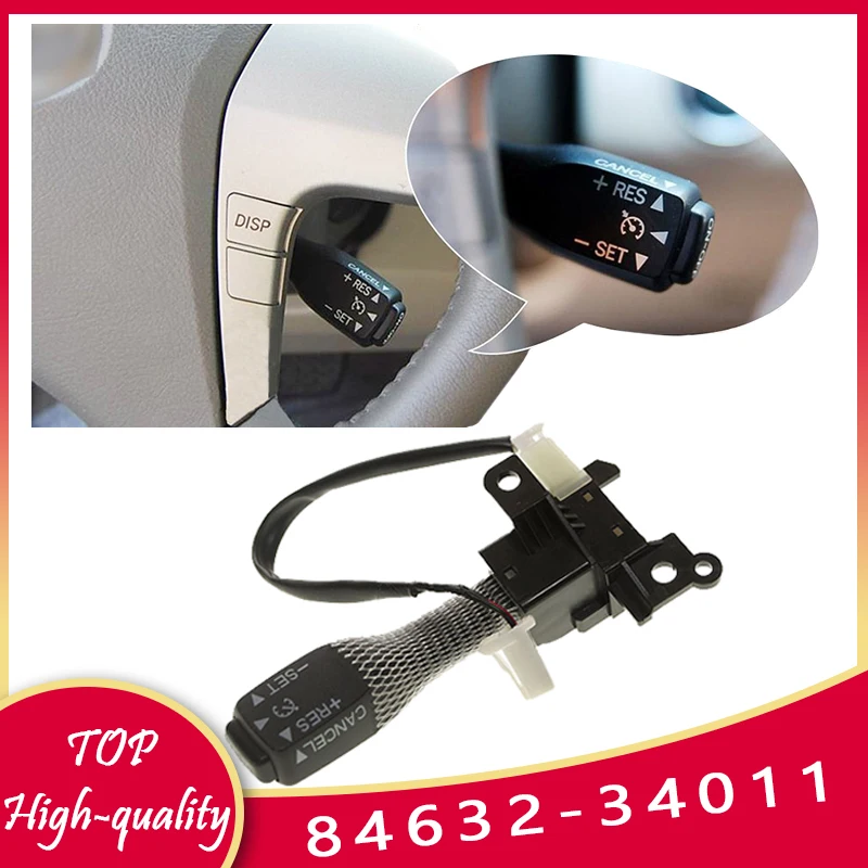 Переключатель круиз контроля 84632 34011 для Toyota Corolla Yaris Vios Hilux Hiace Wish Auris Prius Previa RAV4 0F010