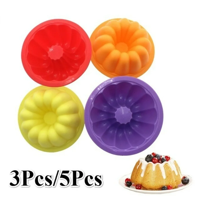 3 шт/5 шт мини формы для торта силиконовые выпечки посуды хлеб пироги буханка