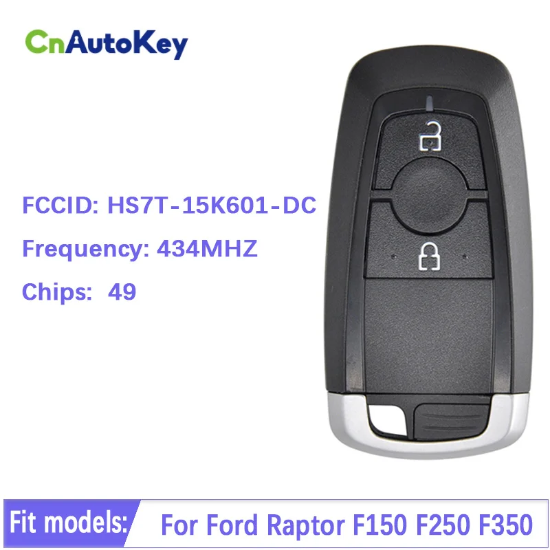 

CN018118 Original/Aftermarket 2 Button Smart Key For Ford Raptor F150 F250 F350 Remote With 434Mhz 49 Chip FCCID A2C93142101