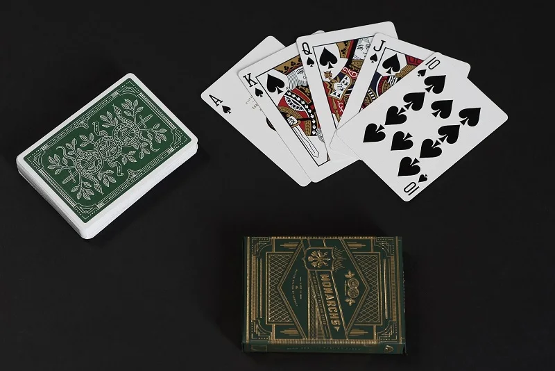 Theory11 Monarchs игральные карты синий/красный/зеленый Monarch Deck USPCC велосипед