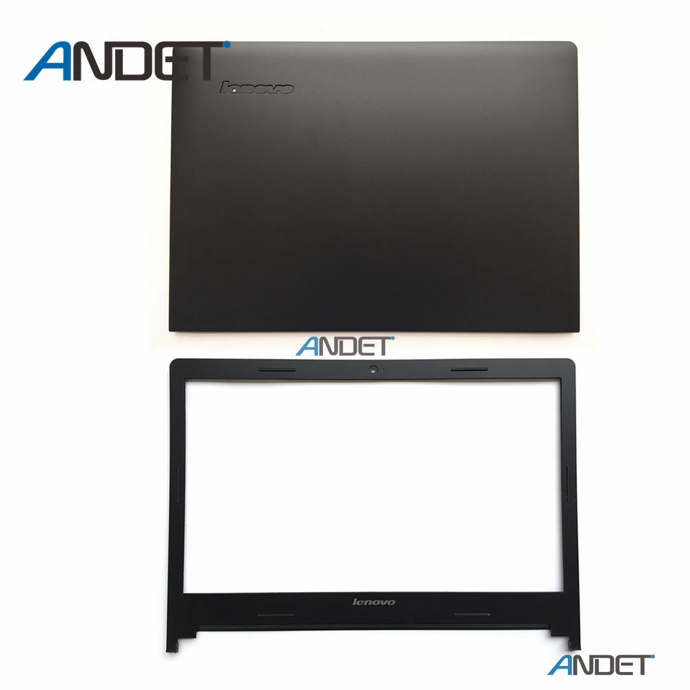 Black Для lenovo IdeaPad S400 S405 S410 S415 S435 S400u S40-70 M40-35 ЖК задняя крышка+ передняя рамка чехол без прикосновения - Цвет: Black