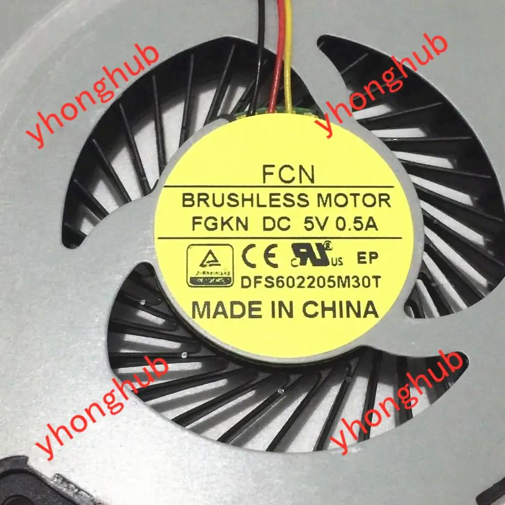 Delta Electronics ДТС DFS602205M30T KSB0705HA CM1G DC 5V 0.40A 3 провода Сервер вентилятор охлаждения|server