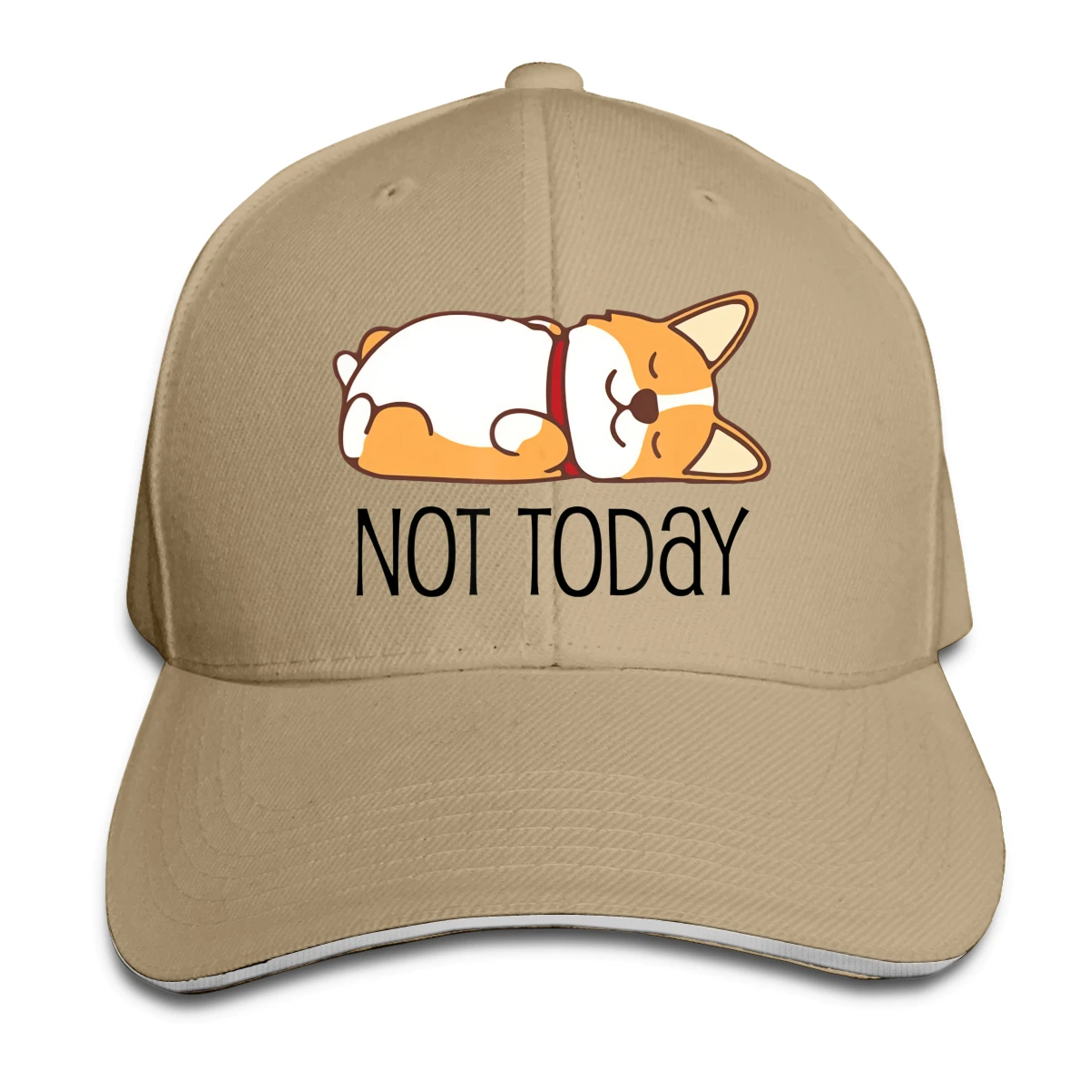

Not Today Corgi T man woman Fashionable breathable Trucker Hat