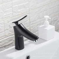 lack bathroom cold basin faucet single hole sitting washbasin faucet stand basin copper main body