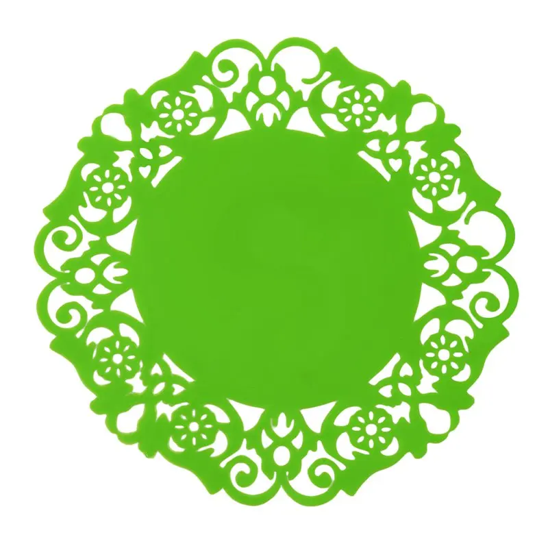 Горячая 1 шт. Ретро Сладкий глаз работа топ напитки силиконовые подставки