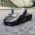 WELLY 1:24 Lamborghini авентатор LP700-4 автомобиль из сплава спортивная модель автомобиля литая Хвостовая машина игрушки для детей