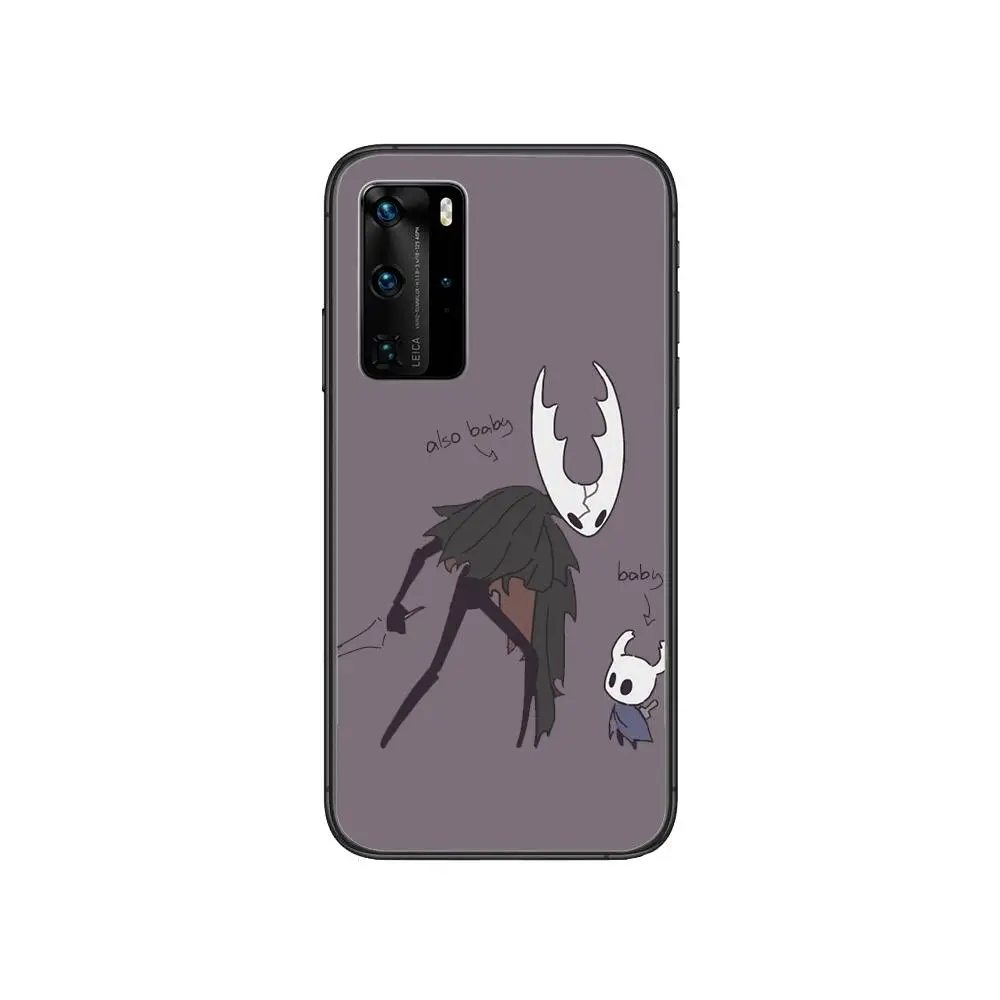 

Game Hollow Knight style Clear Phone Case For Huawei Honor 20 10 9 8A 7 5T X Pro Lite 5G Black Etui Coque Hoesjes Comic Fash