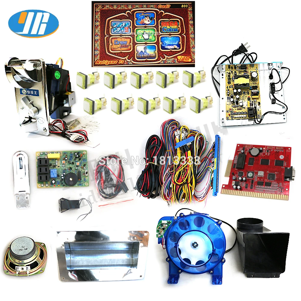 Набор для самостоятельной сборки игровых слотов в казино с 7 дюймовой Красной