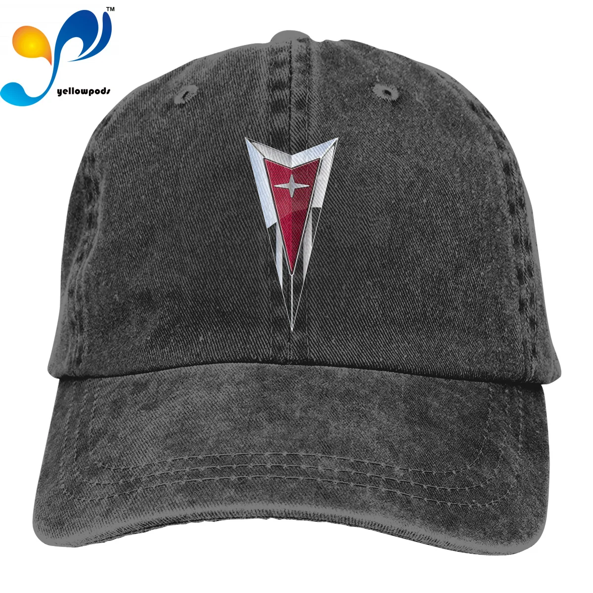 

Pontiac Auto Logo New Baseball Cap Adjustable Streets Hip Hop Hat for Women's And Men's