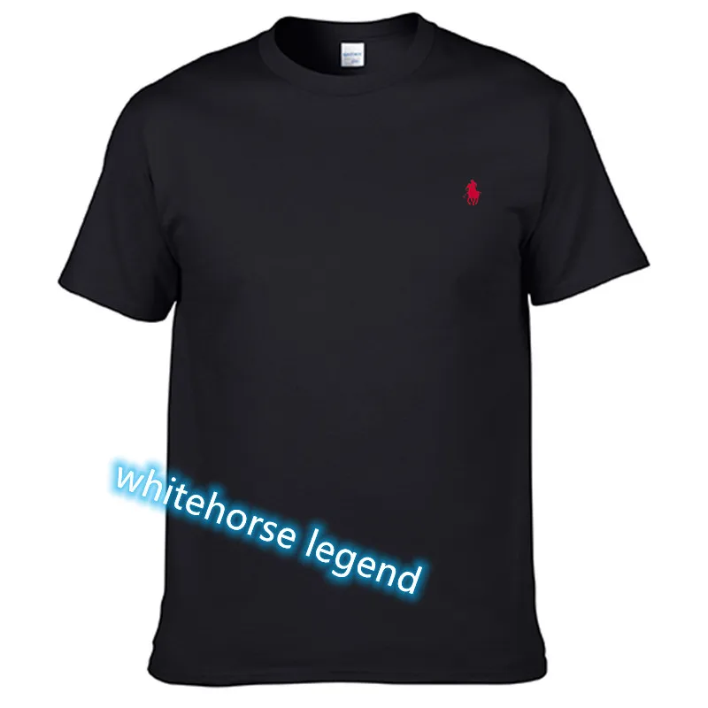 Solid Color Small Horse T-Shirt Ralp Polo Men Short Sleeve Men's Tops Tees Hombre Homme Masculine Pony T Shirts | Мужская одежда