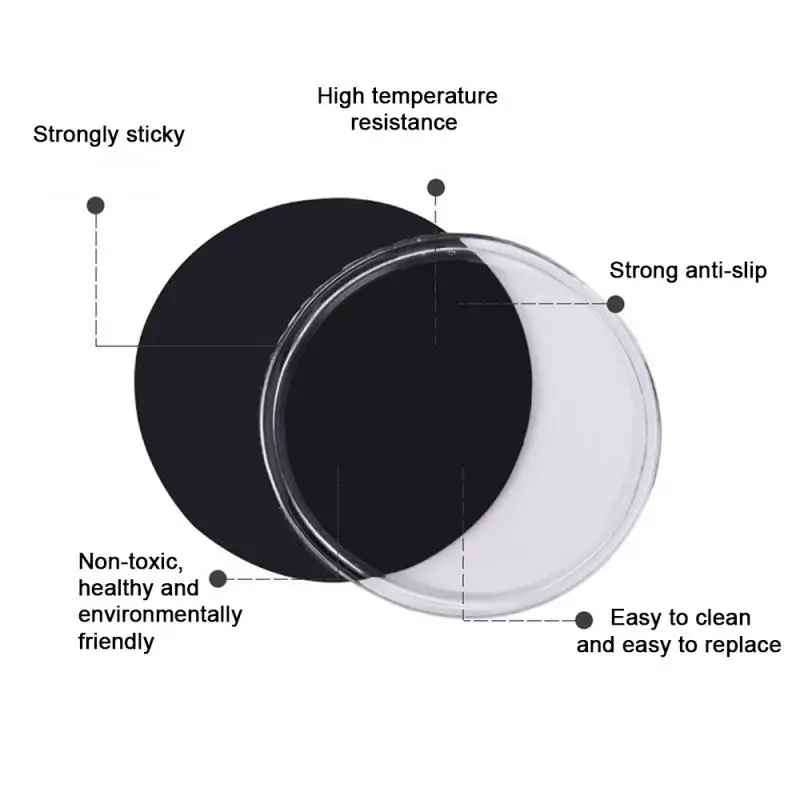 

1PC Car Dashboard Sticky Pad Silica Gel Strong Suction Pad Holder Anti Slip Mat For Mobile Phone Car Accessories