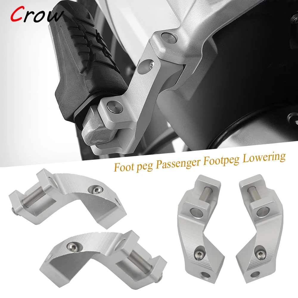 

Motorcycle Foot peg Passenger Footpeg Lowering Kit For BMW R1200GS LC 2013 to 2017 2018 R 1200 GS LC ADV 2014 to 2018 R1200GS LC