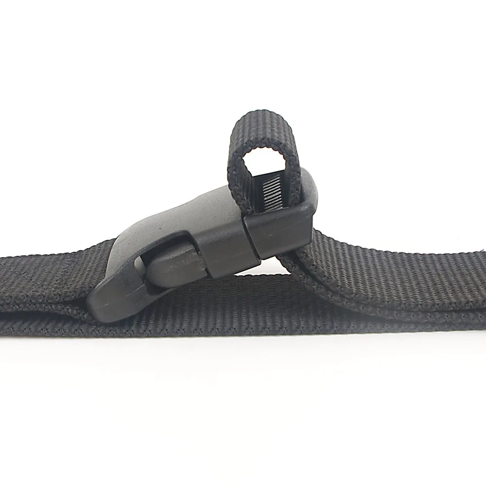 

New Waist Belts Men Womens Unisex Cotton Canvas Fabric Webbing Black Buckle Belt Army Accessories 120cm