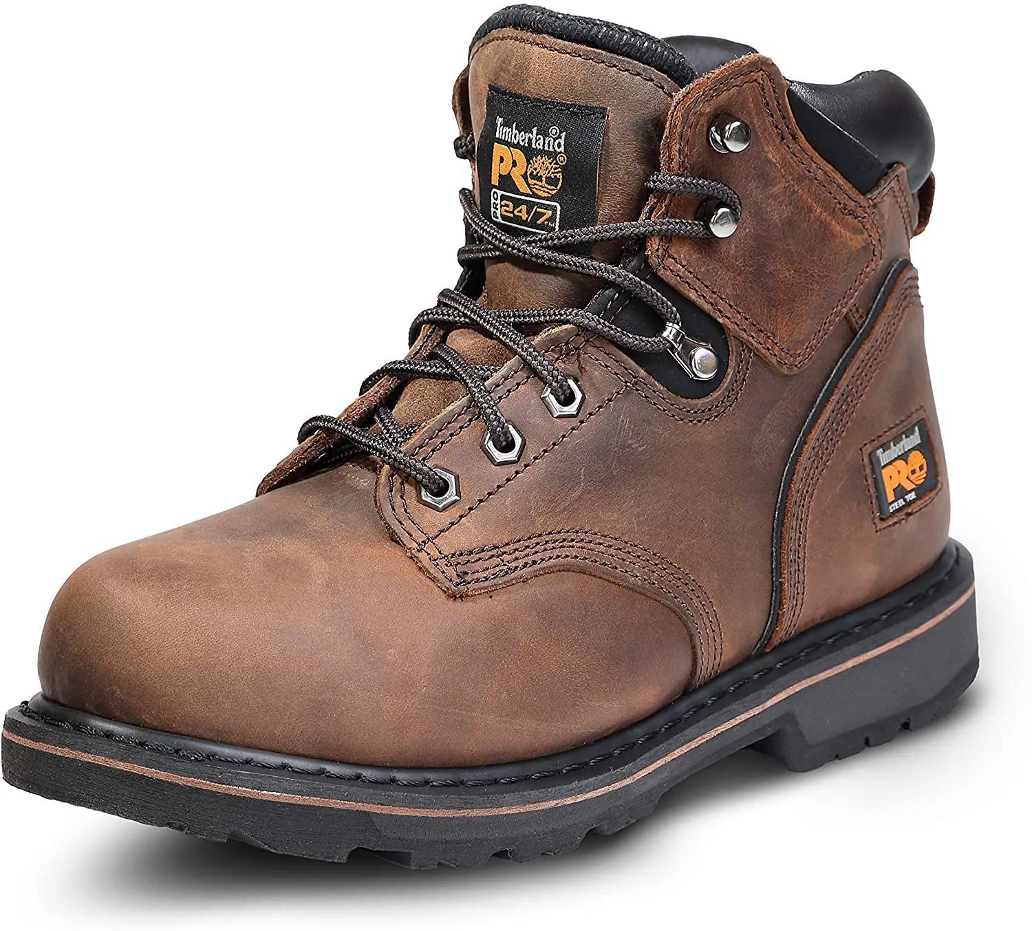 

Мужские ботинки Timberland PRO Pitboss с стальным носком 6 дюймов, коричневые, 10 D-средние