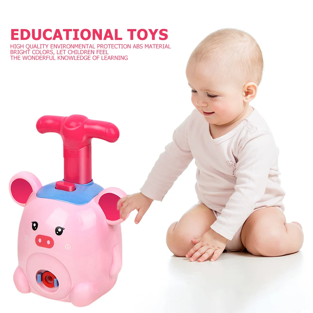 

Inertia Flying Power Balloon Car with Rocket Launcher Cartoon Balloon Toys Fun Eaducational Toys for Kids Children Gifts