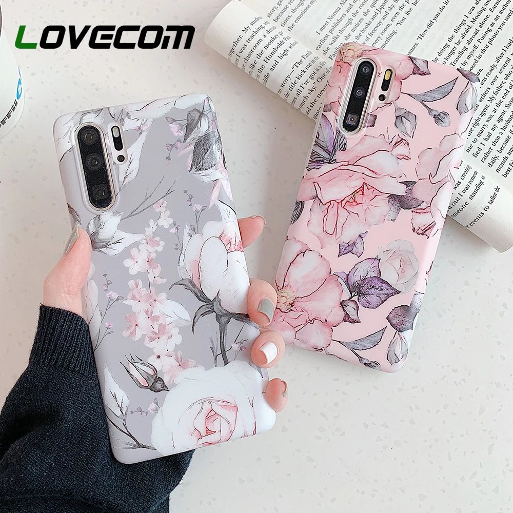 Чехол LOVECOM в стиле ретро для Huawei P40 P30 P20 Mate 30 20 Pro Lite матовый мягкий IMD чехол накладка