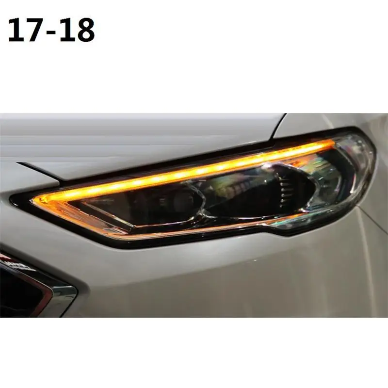 Внешний стиль Luces Para Авто Лампа Cob Led Drl дневные ходовые фары автомобильные огни в сборе 17 18 для Ford Mondeo