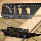 УГОЛЬНИК объемные ласточкин хвост совместного прямо правило угловой измерительный прибор плотник инструменты планирование скрап-Деревообрабатывающие инструменты Трафарет Инструмент