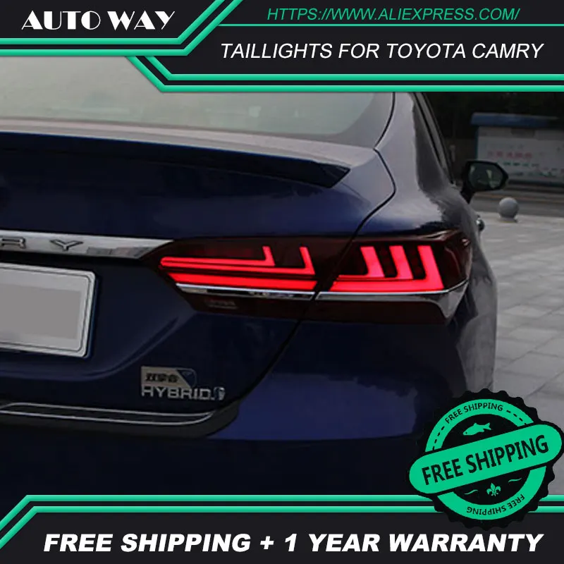 Автомобильный Стайлинг задний фонарь чехол для Toyota camry 2017 светодиодный багажник