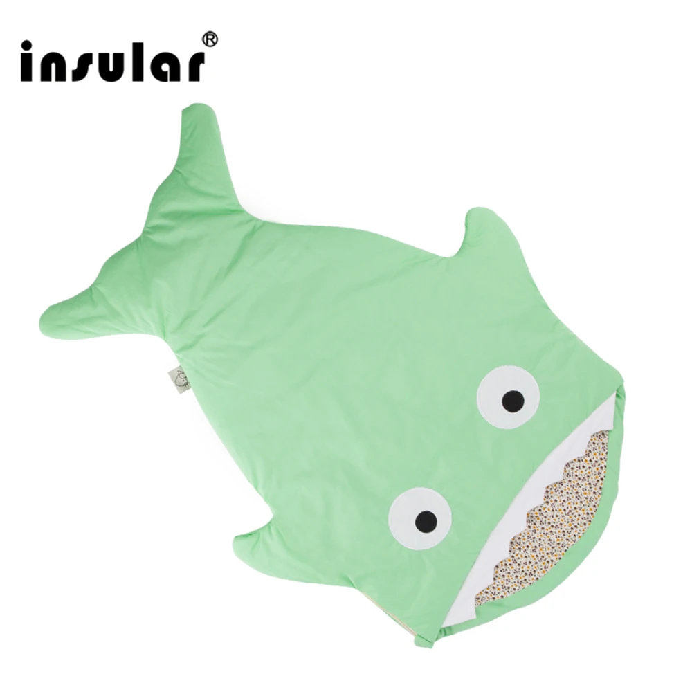 Милый Акулий стиль детский спальный мешок Winer теплое детское одеяло для