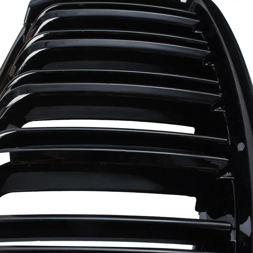 Полный набор глянцевых черных передних грилей для BMW решетки седана E90 E91 2004 2005 2006