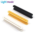 Бесплатная доставка 100 шт. многоцветная электрическая гитара Мини стиль двойная катушка звукосниматель хамбакер уплотнения крышки для катушек