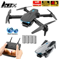 kcx mini s89 pro camera drone 4k hd dual 1080p wifi fpv image following dron height hold rc quadcopter toy gift pk e525 drone