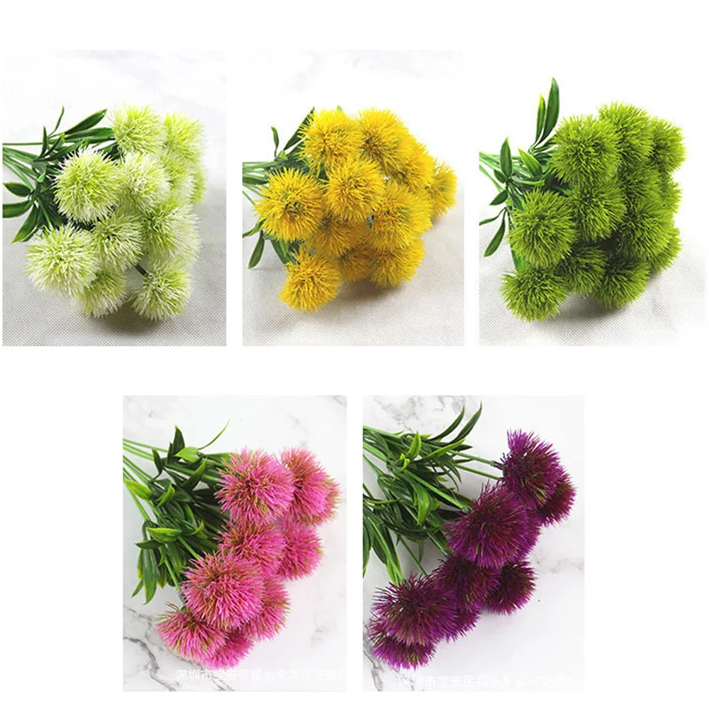 10 шт. Европейский искусственный цветок Одуванчик для украшения дома Имитация