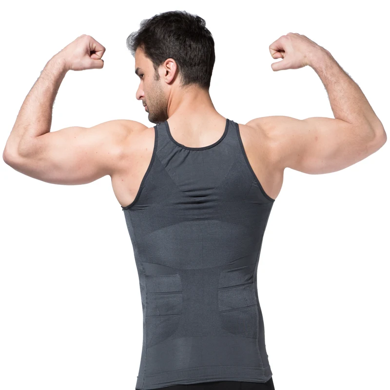 Для мужчин корсета тела похудения животик формирователь джогонг жилет живота