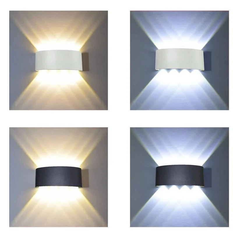 

LED Wall Lamp Modern sconce lamp 10W 12W LED wall light waterproof Stair Light Fixture Bedroom Indoor Lighting outdoor