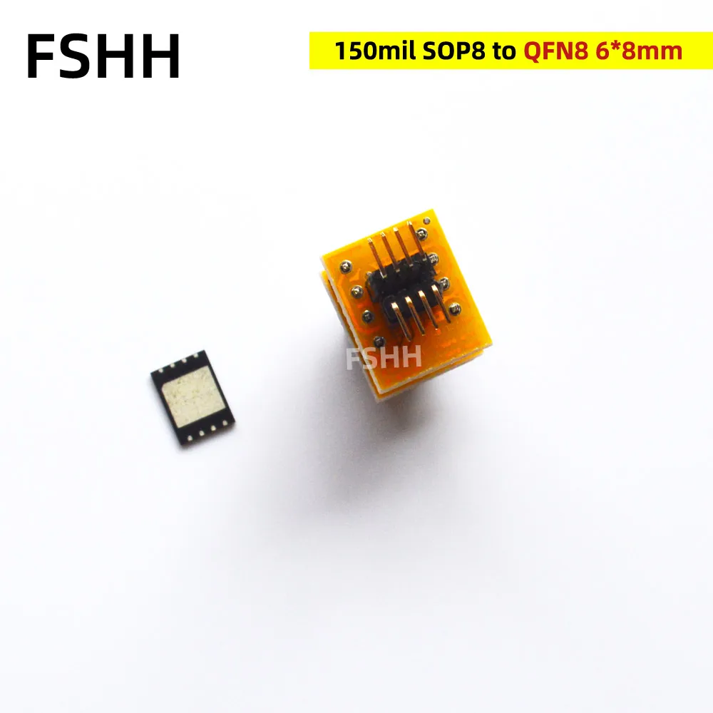 -  150mil SOP8  6X8mm QFN8 socket SOP8  QFN8 WSON8 DFN8 MLF8  solderless